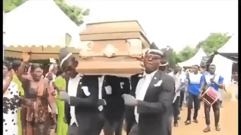 GIF of the coffin dancers
